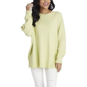 Mud Pie Astrid Lime Oversized Sweater